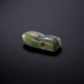 JADE SILKWORM, HONGSHAN PERIOD, CHINA