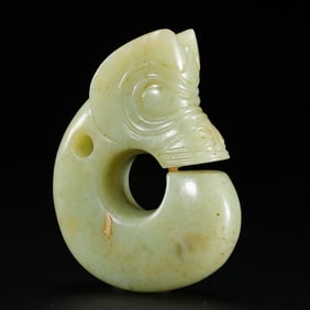 HONGSHAN CULTURE JADE PIG DRAGON IN HONGSHAN PERIOD, CHINA