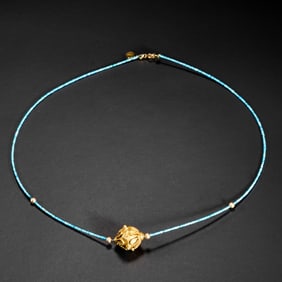 PURE GOLD TURQUOISE COLLAR