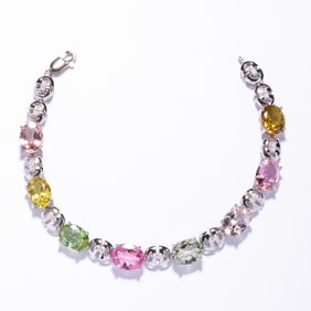 18K GOLD TOURMALINE BRACELET