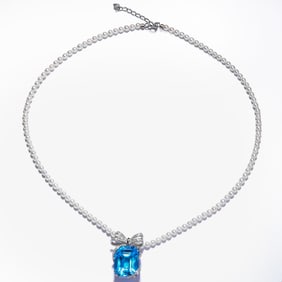 18K GOLD SAPPHIRE COLLAR