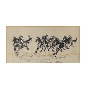 Galloping Horses by Xu Beihong