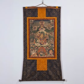 Chinese Qing Dynasty Buddhist Thangka