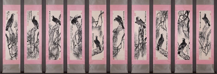 "Pine Tree and Eagle" by Qi Baishi