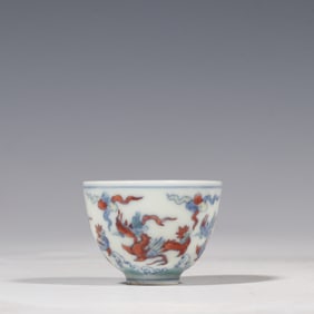 Chinese Ming Dynasty Chenghua period Doucai cup