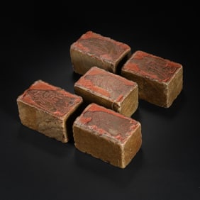 A set of Shoushan stone seals from the Qing Dynasty, China