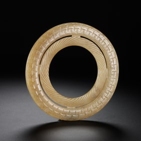 Chinese Han Dynasty Jade Bi
