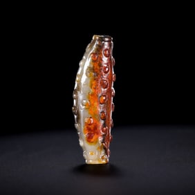 Chinese Warring States Period Jade Horse with Cloud Pattern