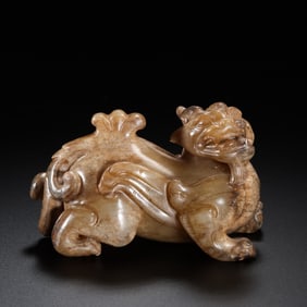 Chinese Han Dynasty Jade Beasts