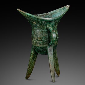 Bronze Jue Cup from the Shang and Zhou Dynasties
