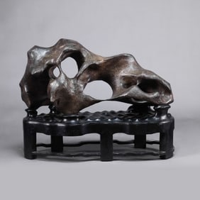Chinese Qing Dynasty Taihu Stone Carving Ornaments