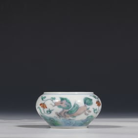 Doucai Water Jar, Yongzheng Period, Qing Dynasty, China