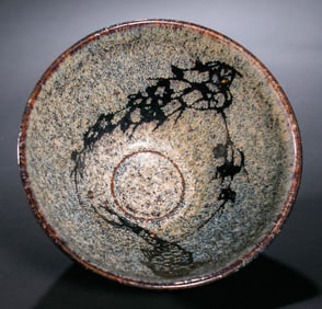 Chinese Southern Song Dynasty Jizhou Kiln Paper-cut Flower Cup