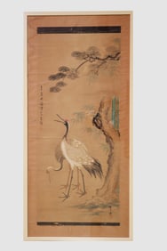 Crane by Xu Beihong