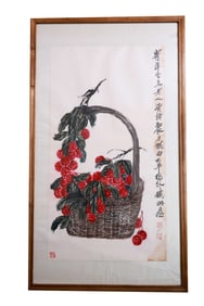 Flowers by Qi Baishi