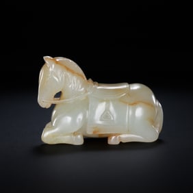 Chinese Han Dynasty Jade Horse