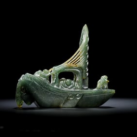 Jadeite of the Qing Dynasty in China is smooth sailing