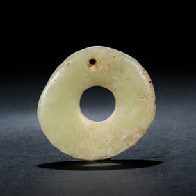 Jade bi of Hongshan culture during the Hongshan period of China