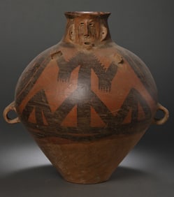 Painted pottery jar of Majiayao culture in the Neolithic period of China
