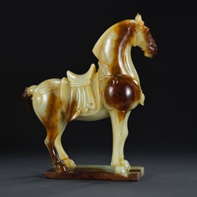 Chinese Han Dynasty Jade Horse