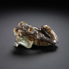 Chinese Han Dynasty Jade Sheep