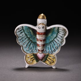 Butterfly snuff bottle, Qing Dynasty, China