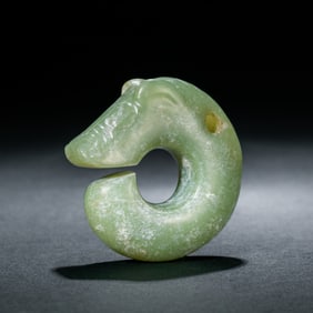 Jade Pig Dragon of Hongshan Culture during the Hongshan Period of China