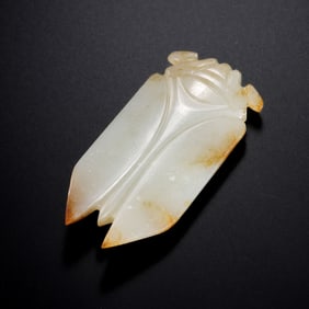 Chinese Han Dynasty Jade Cicada