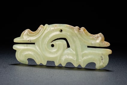 China Hongshan Period Hongshan Culture Gouyun Jade Pendant