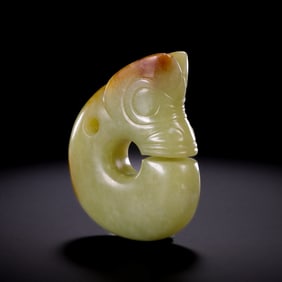 Jade Pig Dragon of Hongshan Culture during the Hongshan Period of China