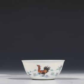 Chinese Ming Dynasty Chenghua period Doucai Chicken Cup