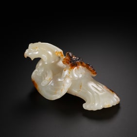 Chinese Han Dynasty Jade Phoenix Bird