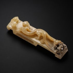 Chinese Han Dynasty Jade Sword Ornament