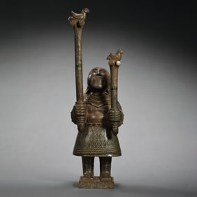 Chinese Warring States Period Gold and Silver Figures