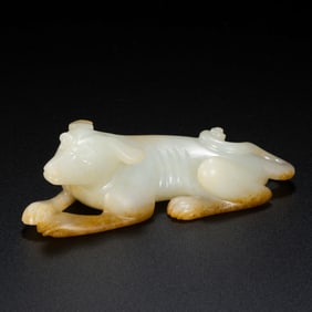 Chinese Han Dynasty Jade Dog