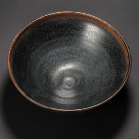 Chinese Northern Song Dynasty Cizhou kiln black glaze large bowl