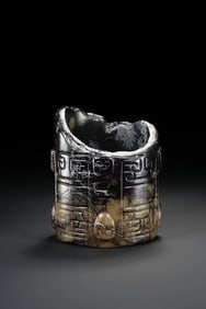 Chinese jade cong from the Shang and Zhou dynasties