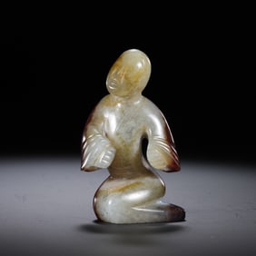 Chinese Han Dynasty Jade Figures