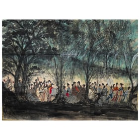 The Beautiful Woman - Fu Baoshi