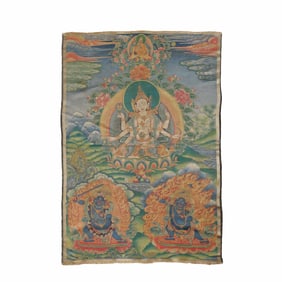 Chinese Qing Dynasty Buddhist Statue Kesi