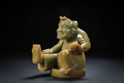 Chinese Han Dynasty Jade Figures