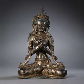 Chinese Ming Dynasty bronze Buddha statue