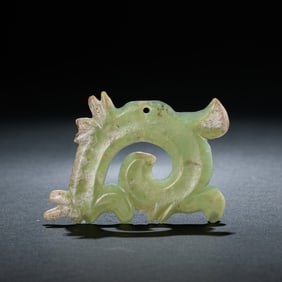 China Hongshan Period Hongshan Culture Gouyun Jade Pendant