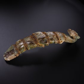 Chinese Han Dynasty Jade Belt Hook