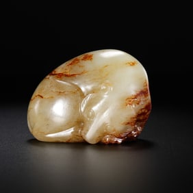 Chinese Han Dynasty Jade Bear