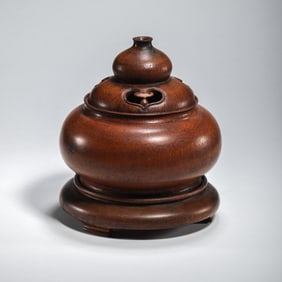 Chinese Qing Dynasty Huanghuali wood incense burner