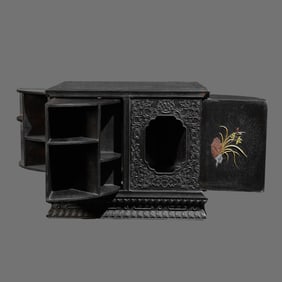 Chinese Qing Dynasty Rosewood Jewelry Box