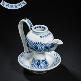 Blue and white pottery in Xuande period of Ming Dynasty, China