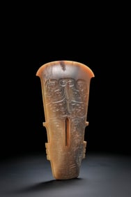 Chinese jade axe from the Shang and Zhou dynasties