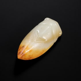 Chinese Han Dynasty Jade Cicada